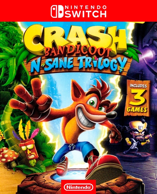 Crash Bandicoot N Sane Trilogy - Nintendo Switch, Game Center Argentina